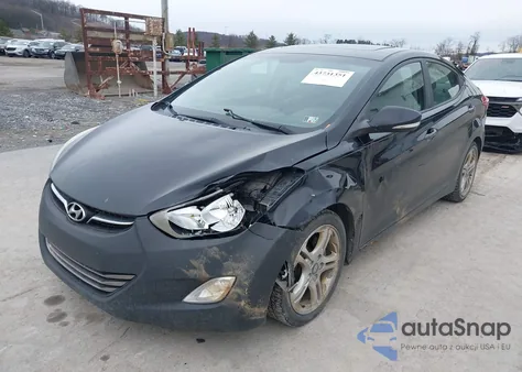 2011 Hyundai Elantra Limited from USA, damaged, VIN 5NPDH4AE0BH017883
